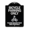 Signmission Bicycle Parking Please Secure Your Bike Properly Heavy-Gauge Aluminum Sign, 24" x 18", BS-1824-24317 A-DES-BS-1824-24317 - alternate 1